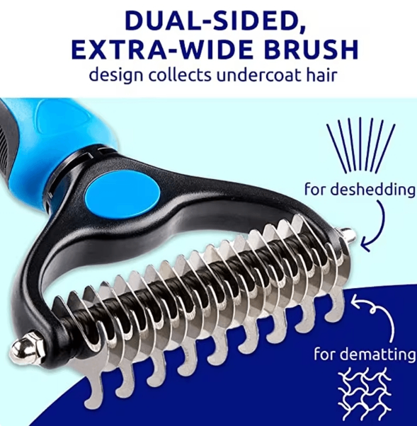 Double-Sided Pet Grooming Brush