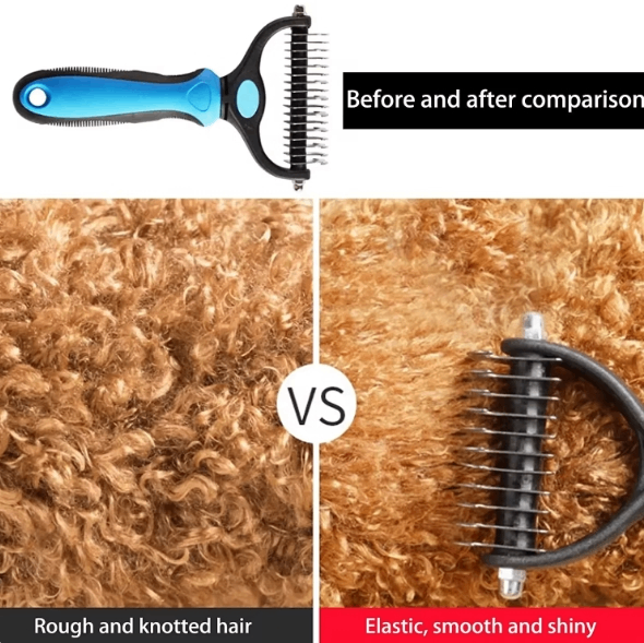 Double-Sided Pet Grooming Brush
