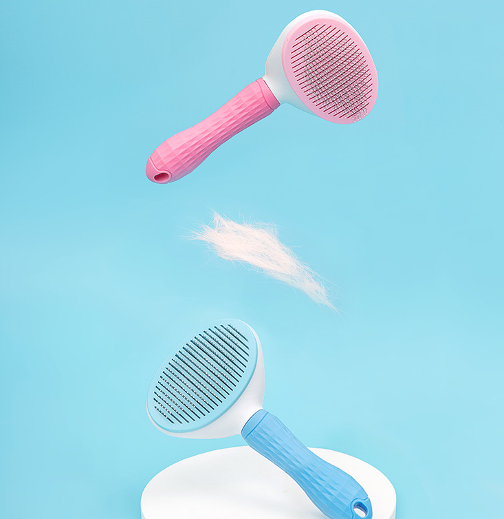 Self-Cleaning Pet Slicker Brush