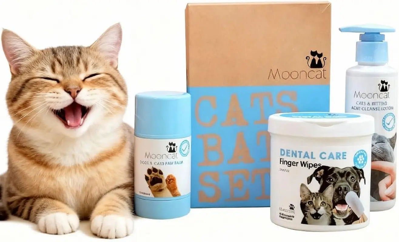 Waterless No-Rinse Cat Shampoo Foam & Brush Kit – Hypoallergenic, 5oz